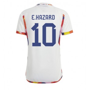 Lacne Muži Futbalové dres Belgicko Eden Hazard #10 MS 2022 Krátky Rukáv - Preč